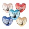 sequin blazina za sublimacijo v obliki srca